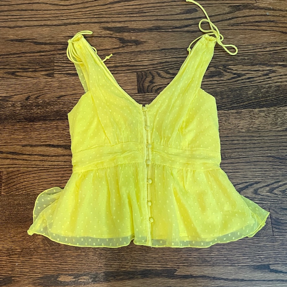 Yellow Blouse Abercrombie